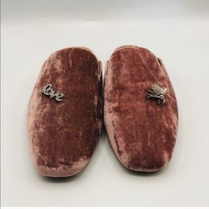 Beautiful Velvet Joie Mules 37.5